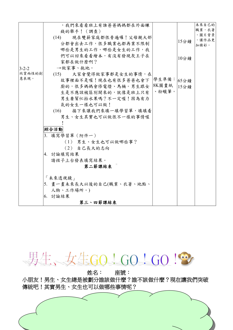 性别平等教育融入‘-’绘本故事教学设计(DOC 6页).doc_第3页