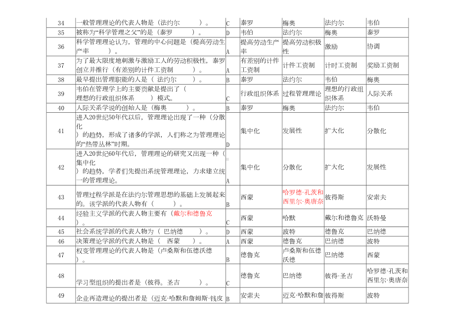 管理学基础知识事业单位考试管理题参考(DOC 11页).doc_第3页