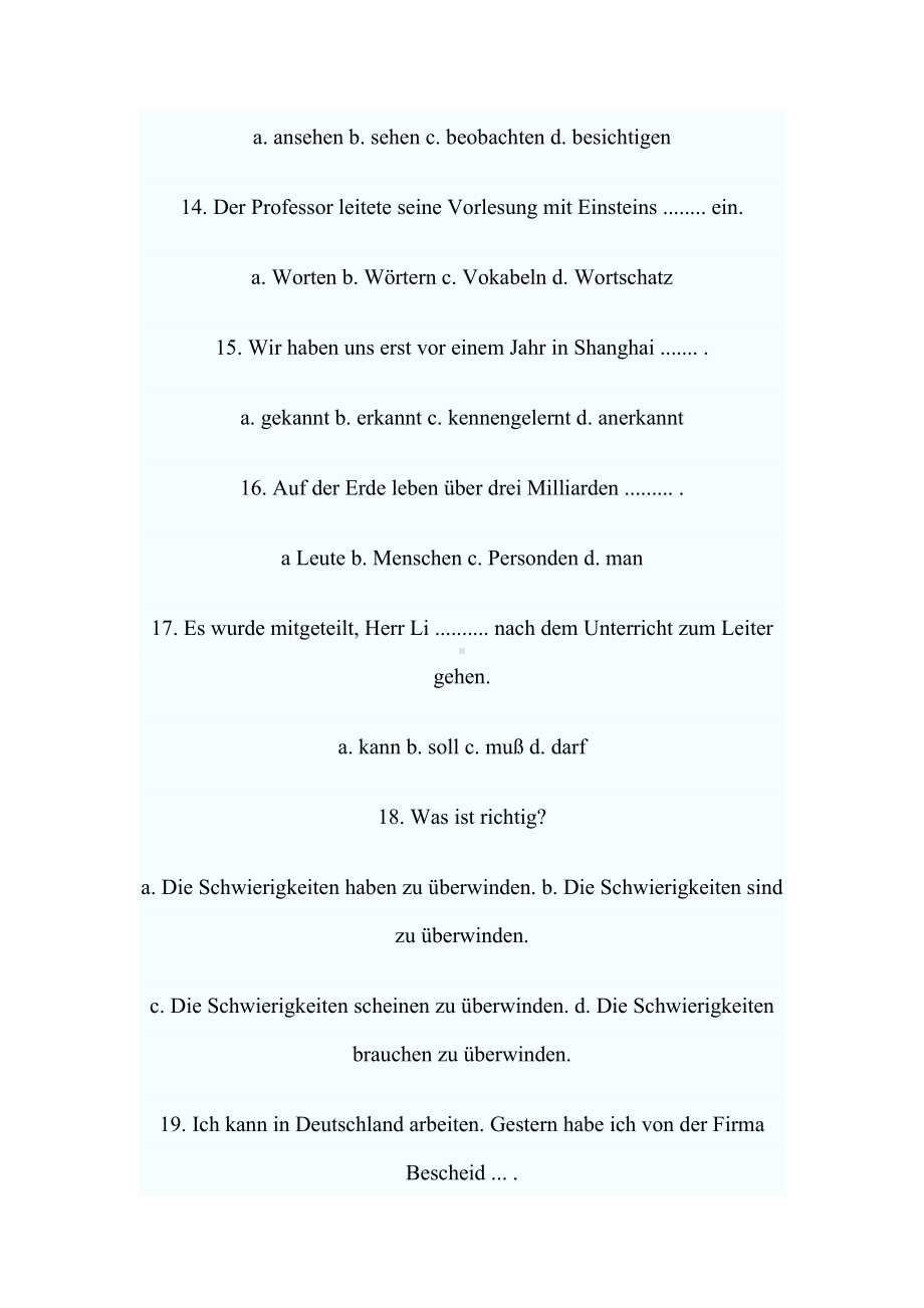 小语种德语习题练习选择题100例(DOC 17页).doc_第3页