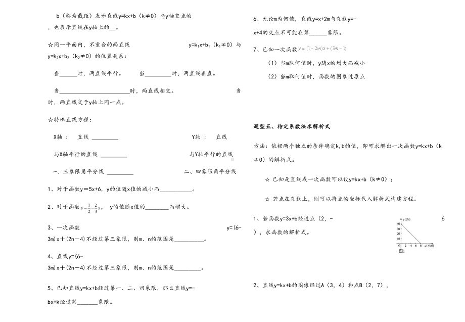 沪科版八年级一次函数知识点及经典例题培优(DOC 6页).doc_第3页