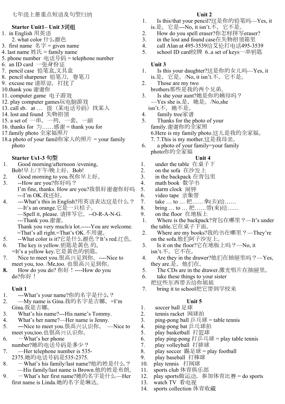 最新人教版初中英语重点短语及句型总结(DOC 34页).doc_第1页