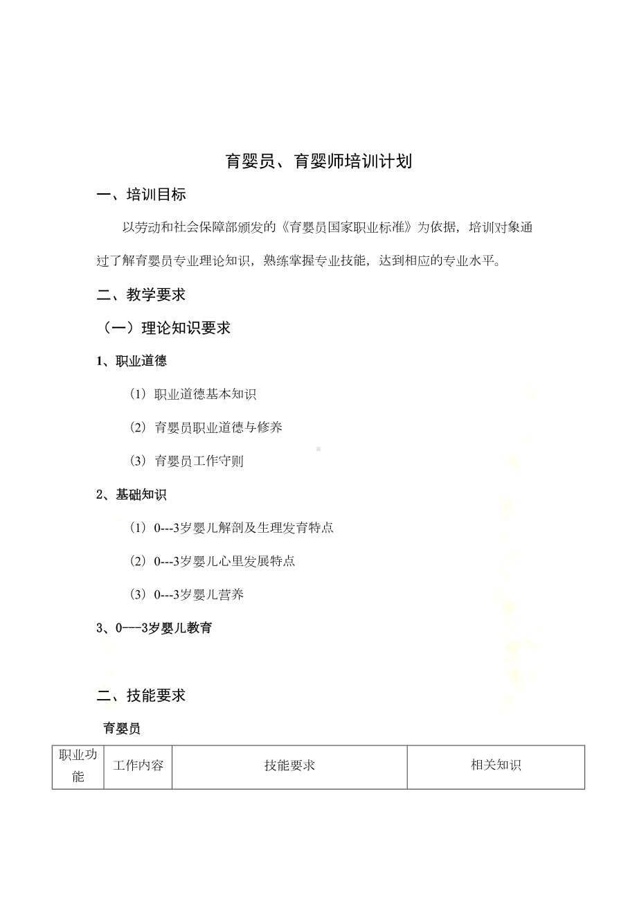 育婴师教学计划与大纲(DOC 8页).doc_第3页