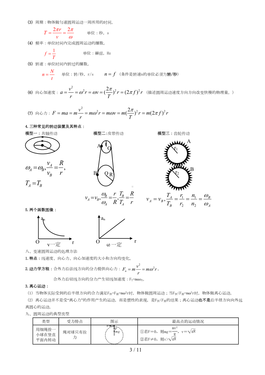 物理必修二知识点总结(新)(DOC 11页).doc_第3页