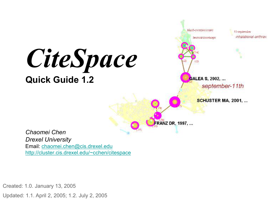 citespace使用指南(旧)课件.ppt_第1页