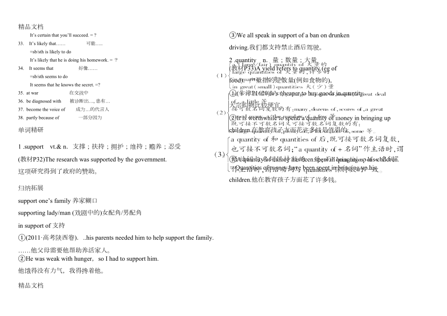 最新外研版必修四module4知识点(DOC 18页).doc_第2页