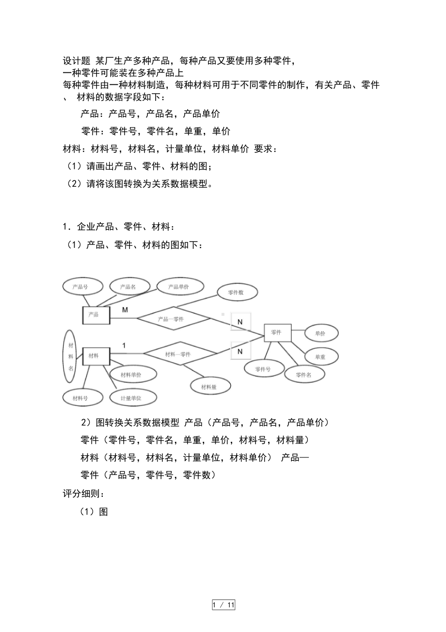 管理信息系统设计题及答案(DOC 12页).docx_第1页