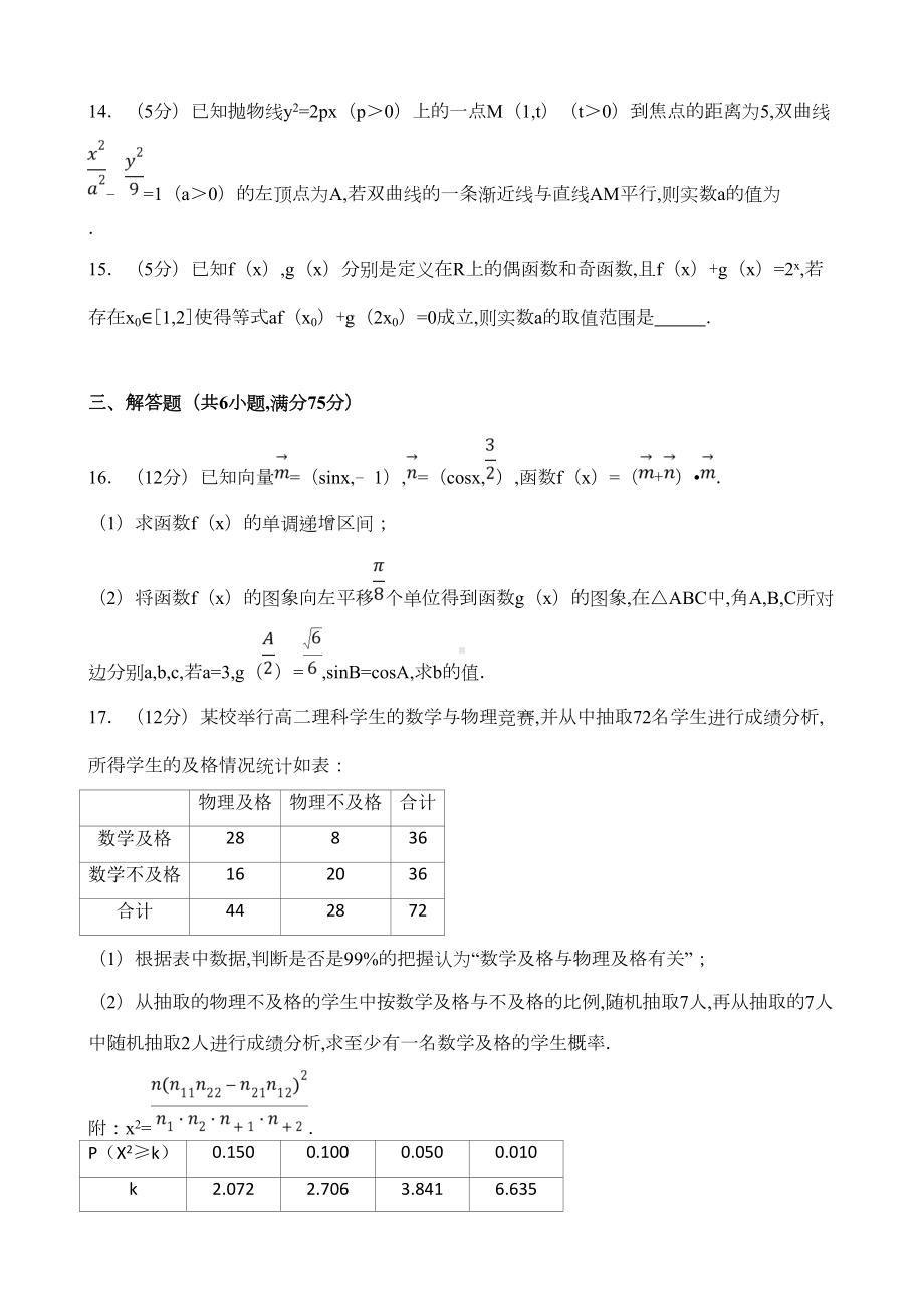 最新-2020年高三数学试卷(文科)(DOC 21页).doc_第3页