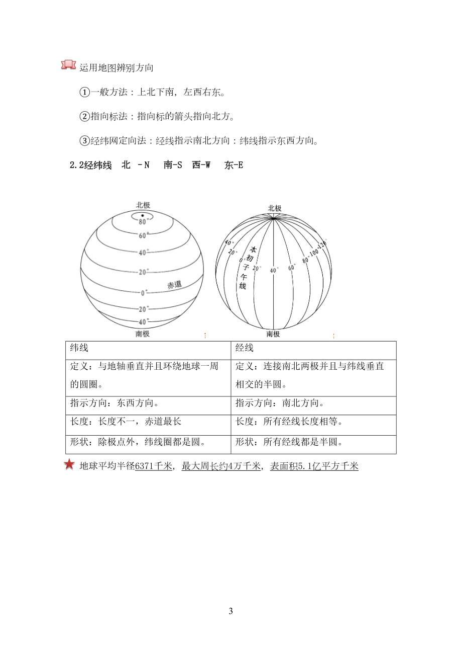 沪教版六年级地理(上)知识点(DOC 11页).doc_第3页