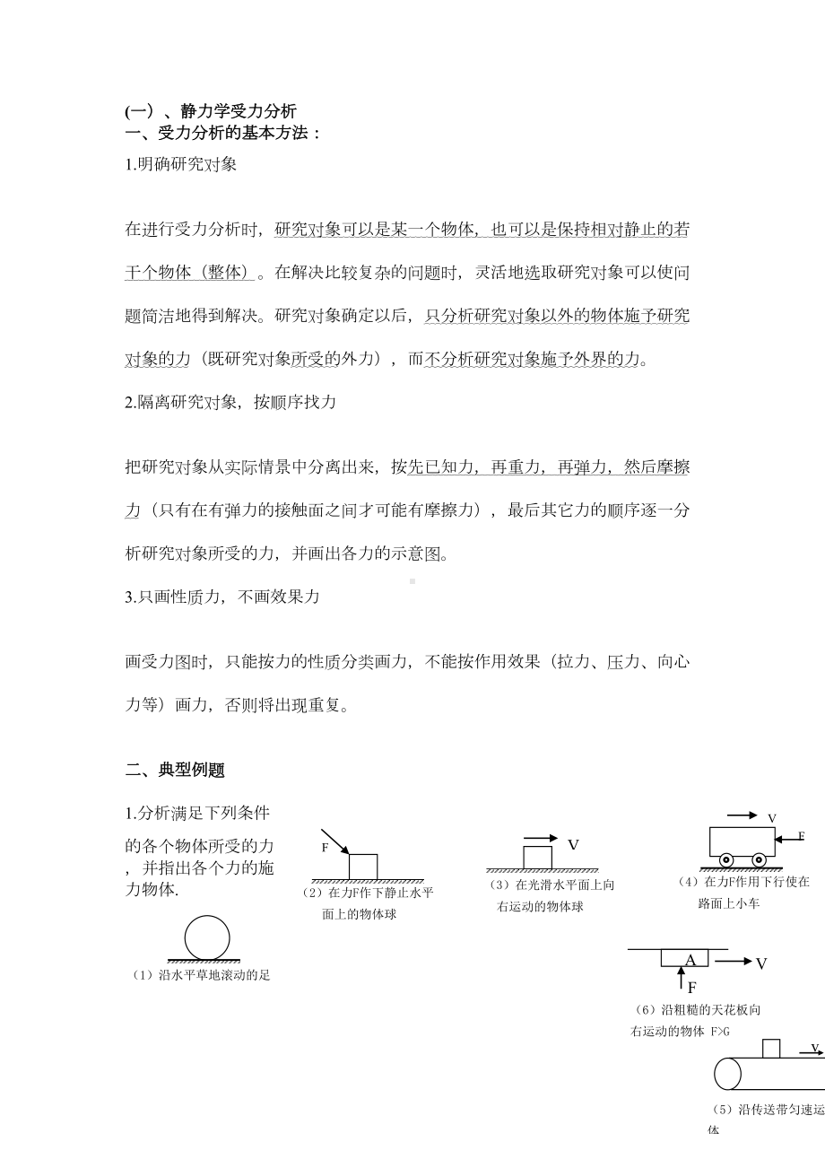 高中受力分析专题(DOC 7页).doc_第1页