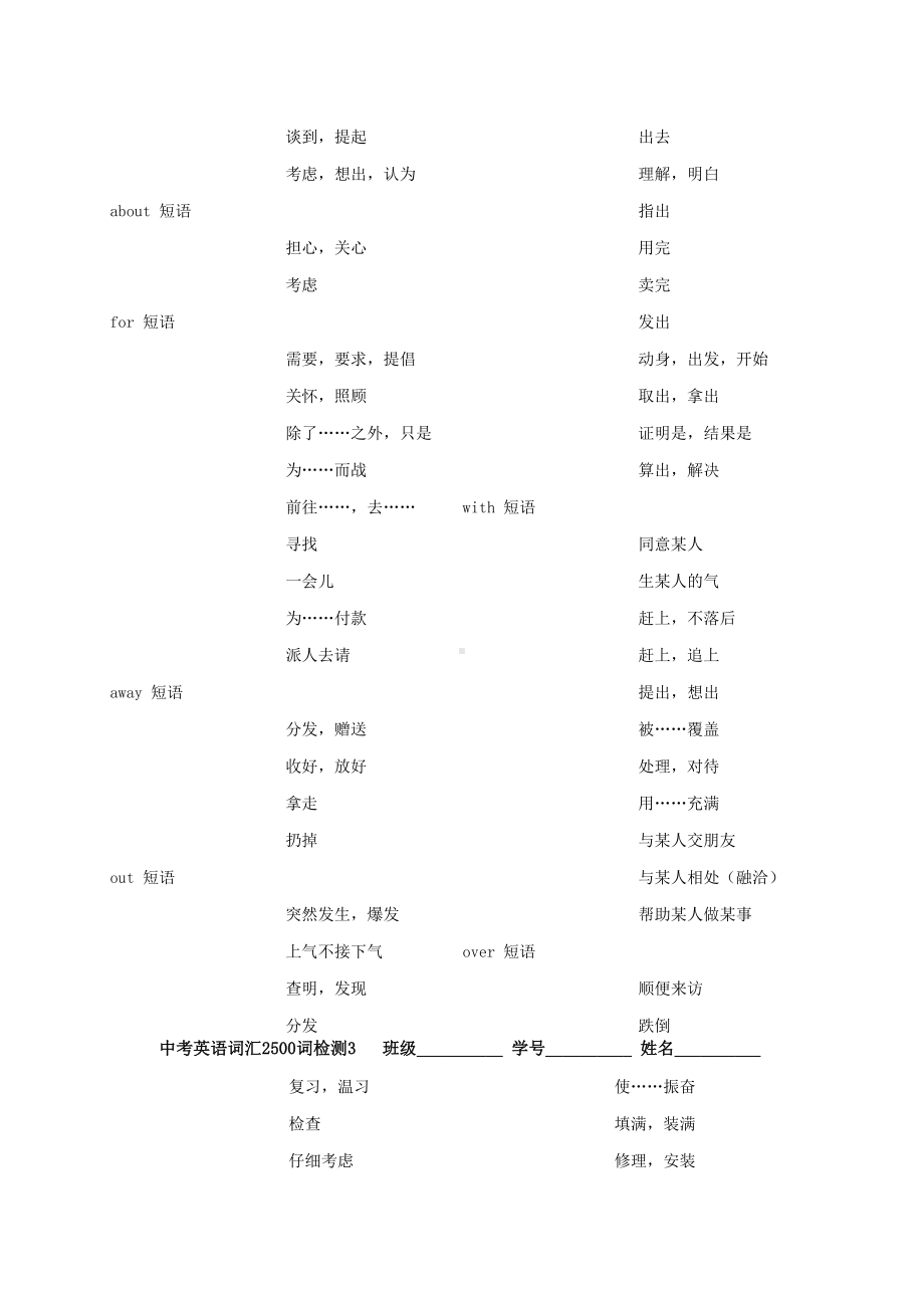 星火中考英语常考短语汇总默写版(DOC 4页).docx_第2页