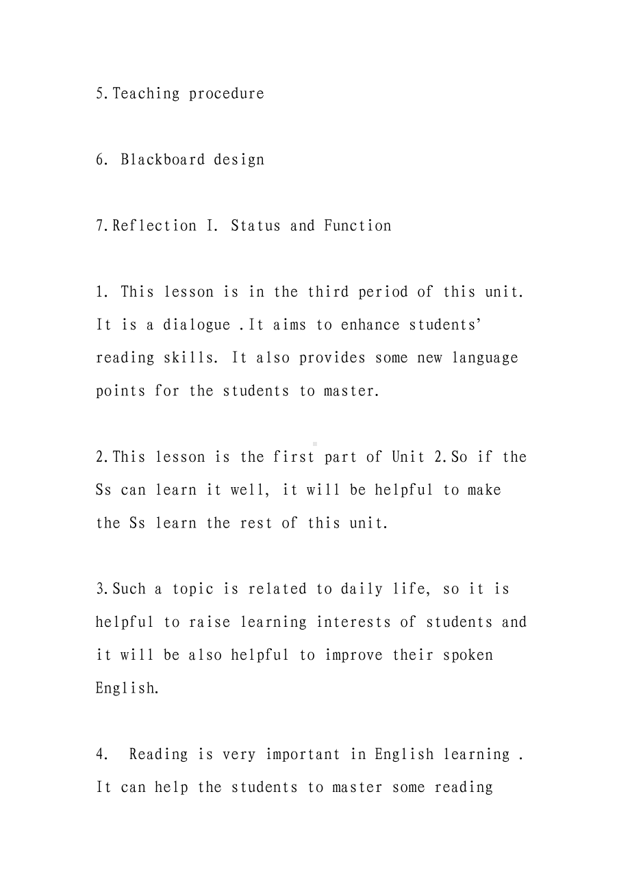 超好的全英文中小学英语说课稿(DOC 19页).doc_第2页