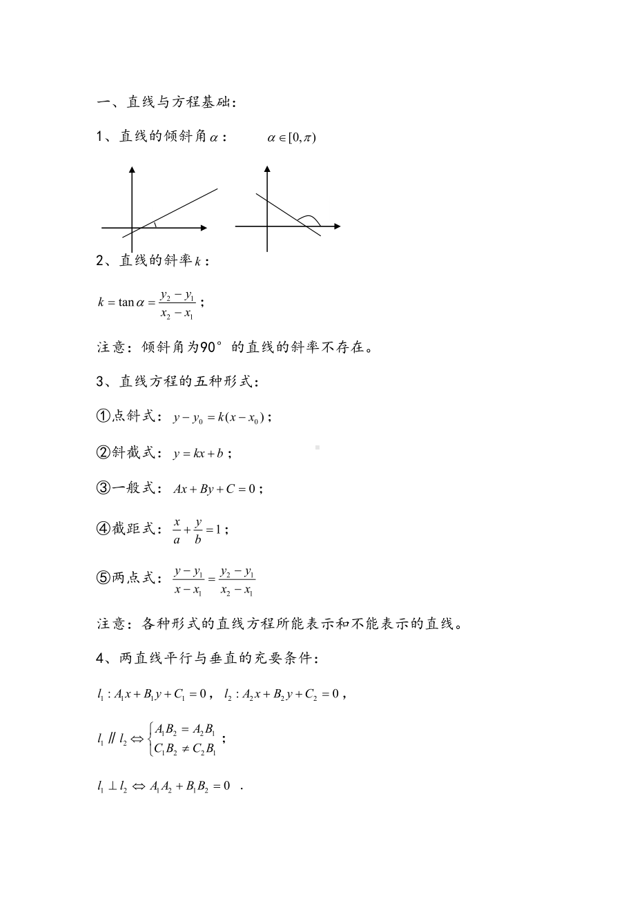 解析几何知识点总结复习(DOC 11页).doc_第1页