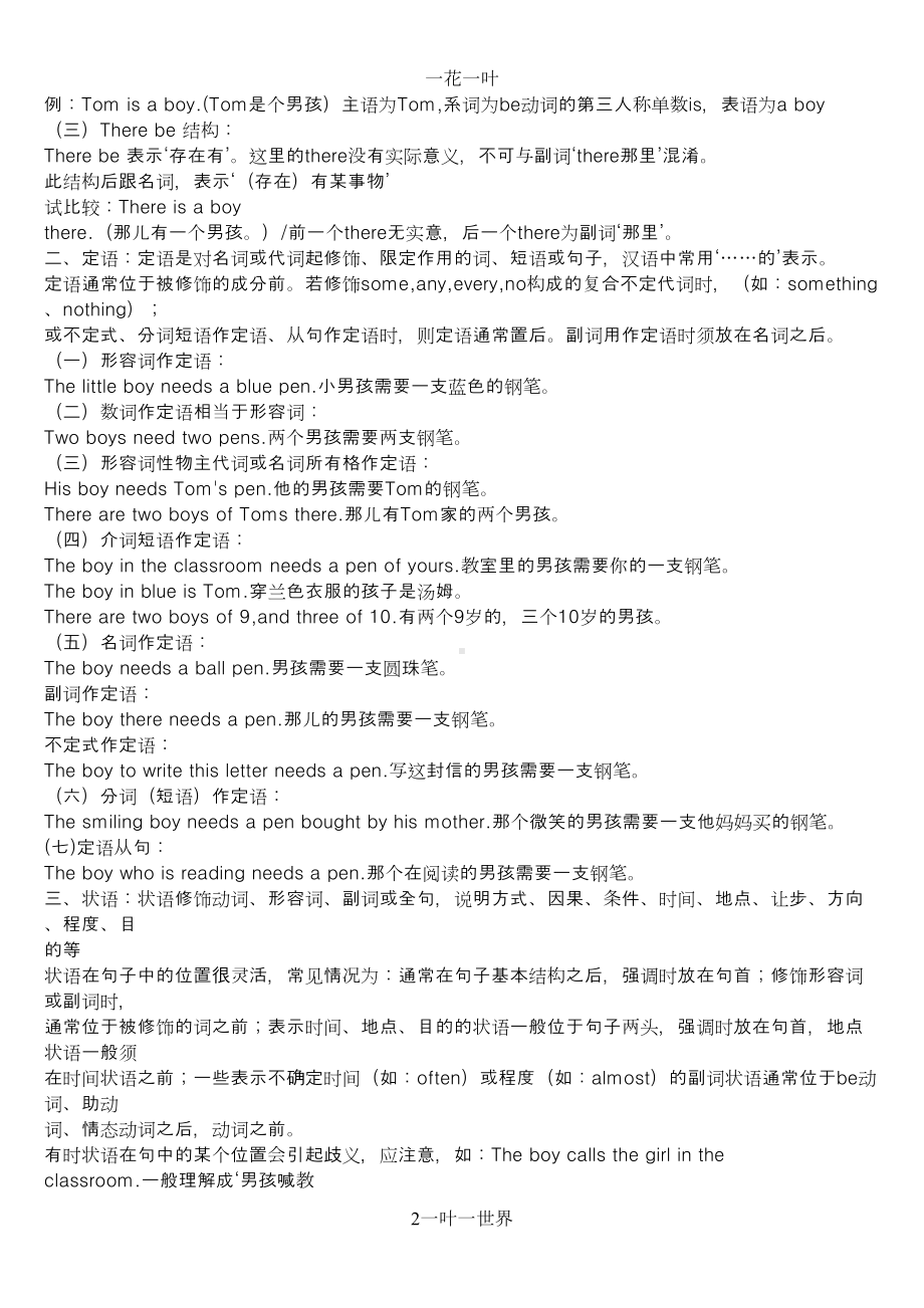 英语句子结构分解(DOC 11页).doc_第2页