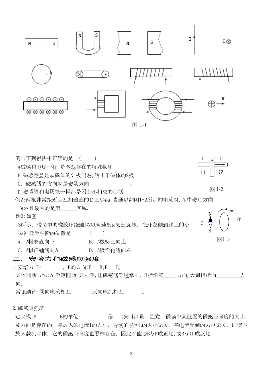 高中物理磁场复合场讲义DOC(DOC 24页).doc_第2页