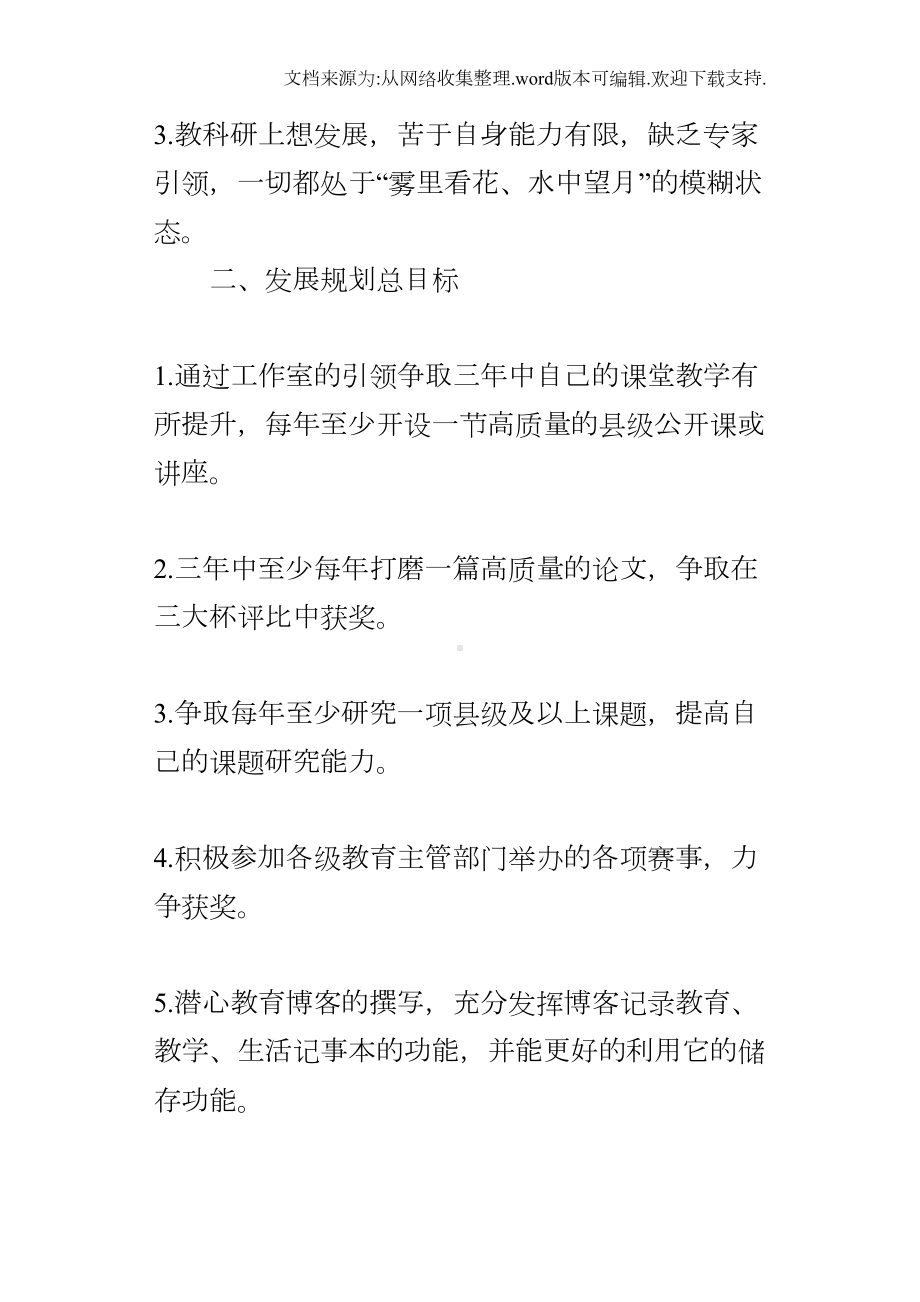 小学语文老师个人专业成长三年发展规划(DOC 16页).docx_第2页