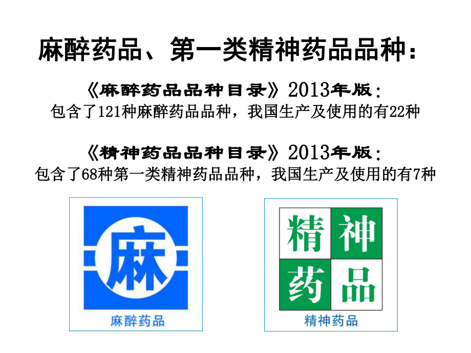 对麻醉药品、第一类精神药品相关法律法规的解读课件.ppt_第3页