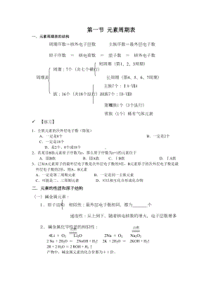 高中化学元素周期表知识点详解(DOC 14页).doc