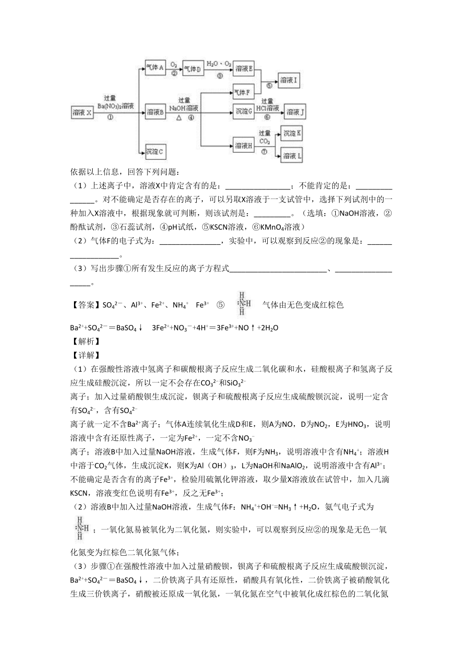 高考化学高无机综合推断综合练习题及详细答案(DOC 10页).doc_第2页