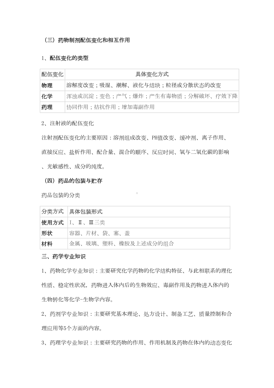 药学专业知识一重点总结要点(DOC 19页).doc_第3页