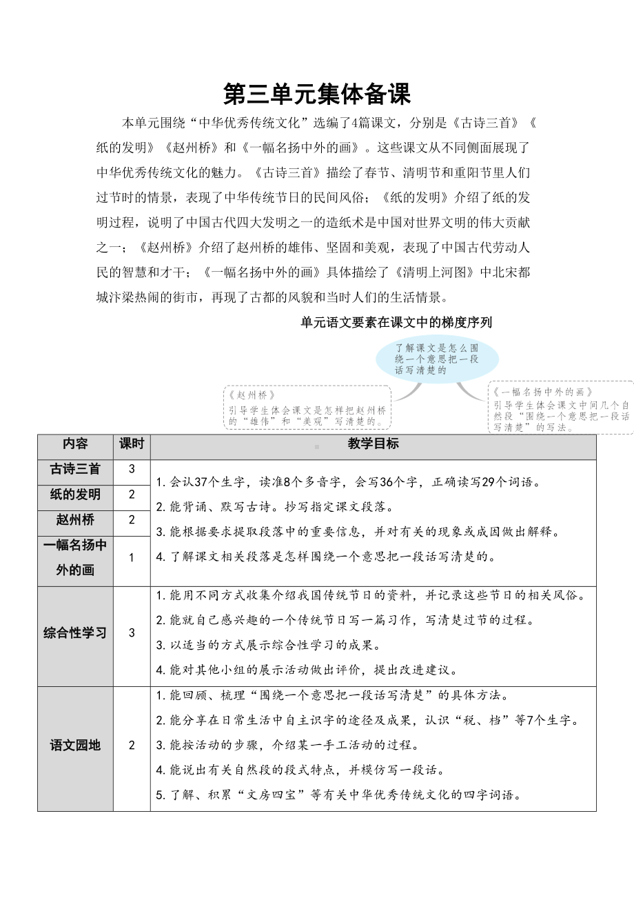 部编版小学三年级下册语文（第三单元）完整版电子教案(DOC 59页).doc_第1页