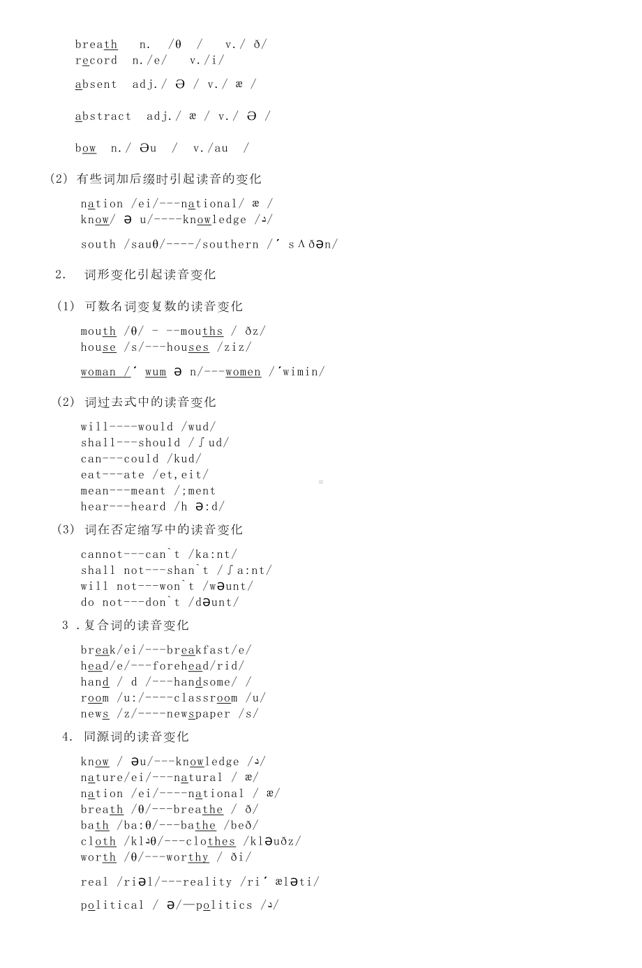 英语高考常考知识点总结大全(DOC 70页).doc_第2页