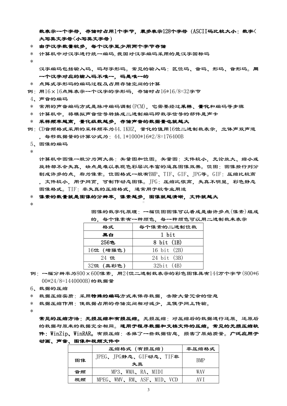 高一信息科技合格考知识点(DOC 17页).doc_第3页