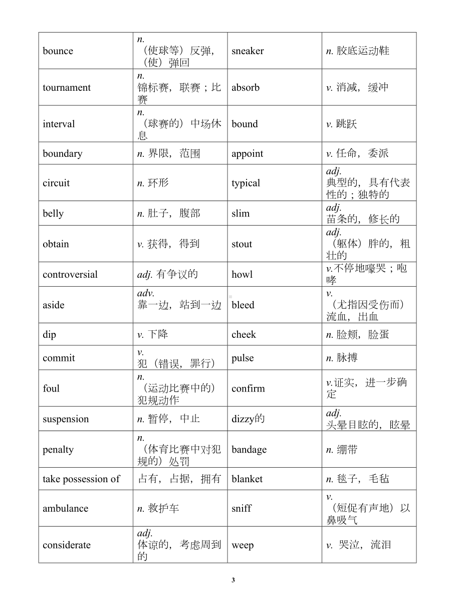 高中英语外研版单词表格(第七册)解析(DOC 17页).doc_第3页