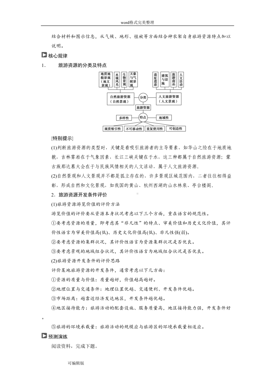 选修3旅游地理考前复习经典习题解析(DOC 14页).doc_第2页