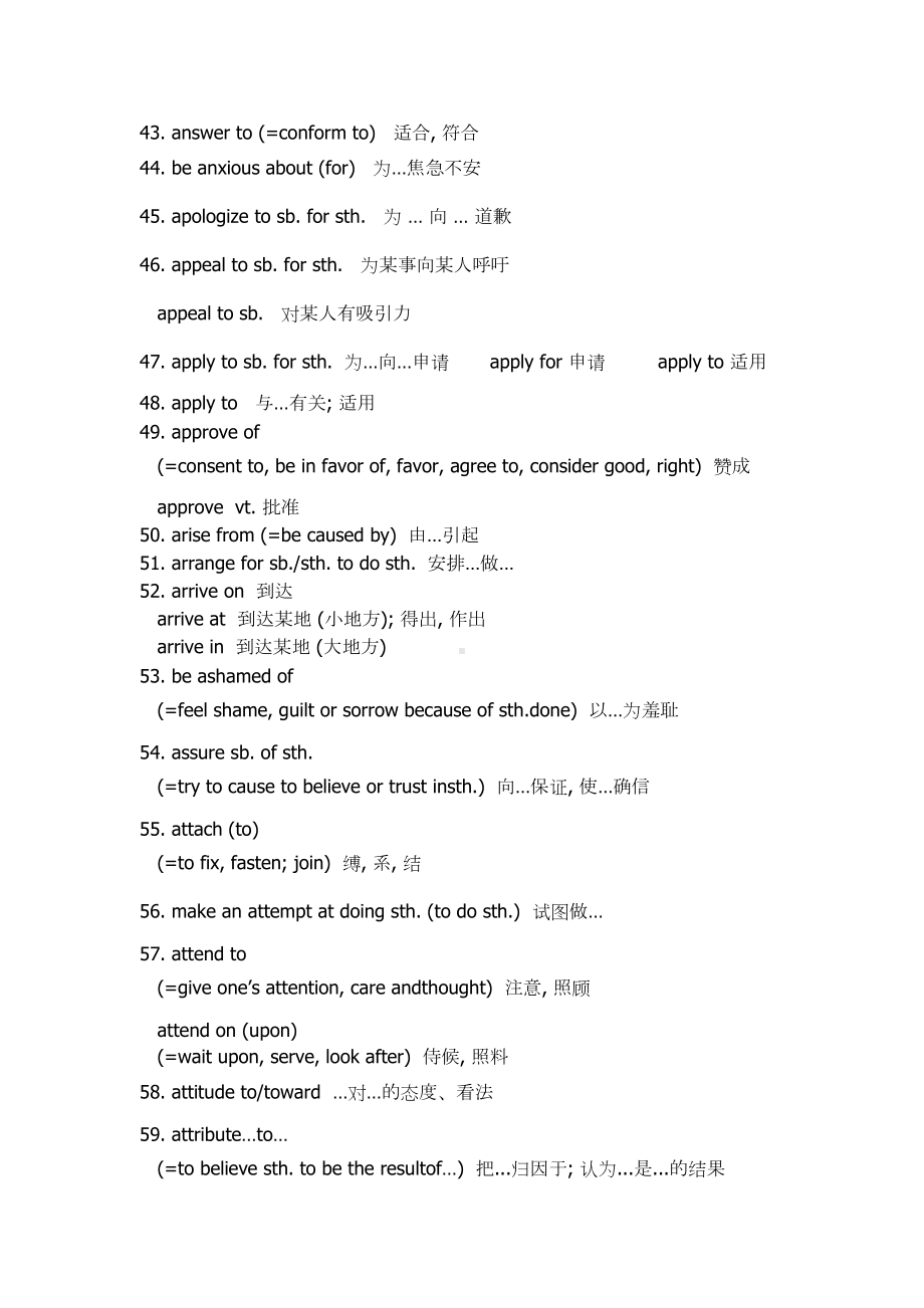 英语六级词组大全(DOC 76页).doc_第3页