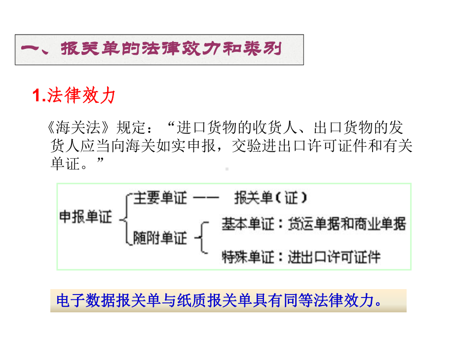 学习情境四报关单填制与改错课件.ppt_第2页