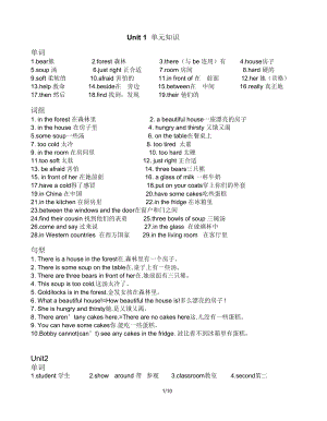 苏教版小学英语五年级上册重点知识点(DOC 10页).docx