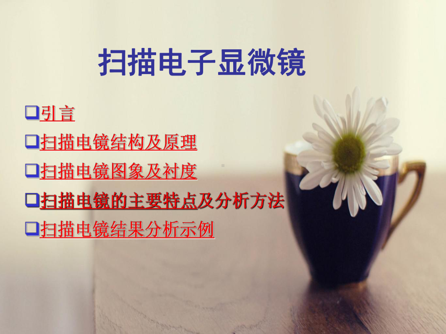 扫描电镜的主要结构主要包括有电子光学系统课件.ppt_第1页