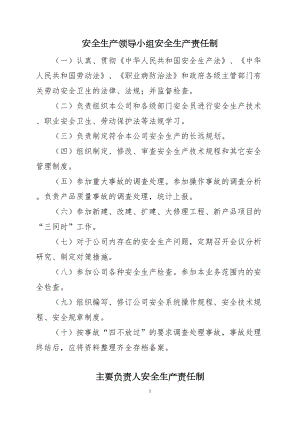 露天开采非煤矿山安全生产责任制度(DOC)(DOC 11页).doc