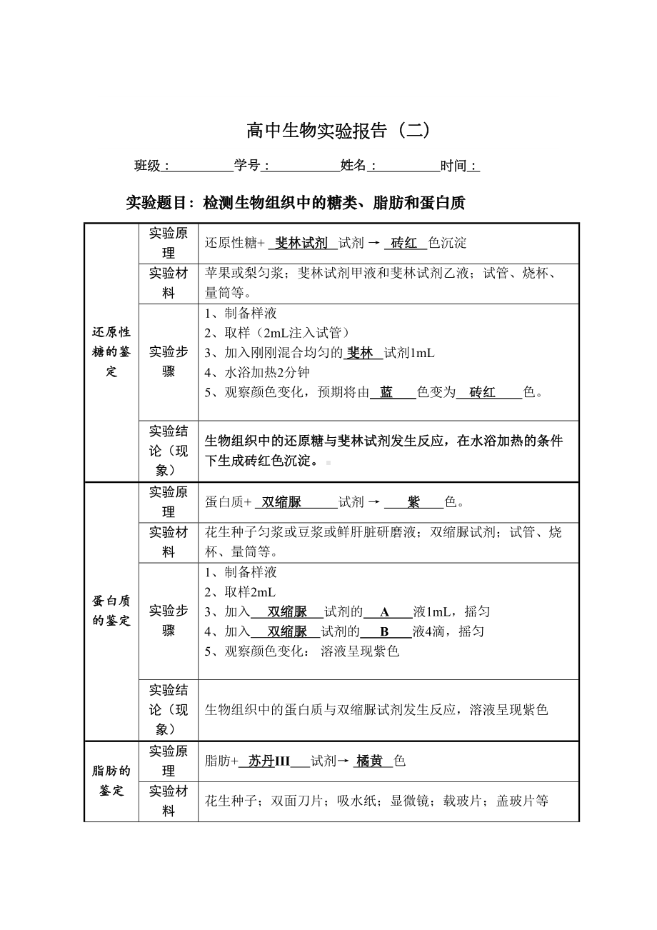 高中生物实验报告(必修1)(DOC 12页).docx_第2页