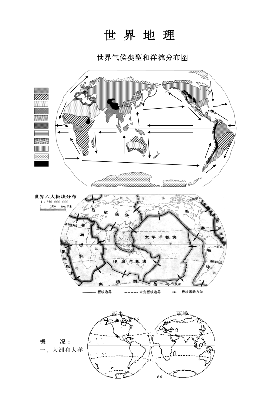 高中世界地理笔记(全)(DOC 30页).doc_第1页