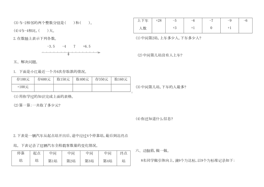 苏教版五年级数学上册单元检测试题集(DOC 22页).doc_第2页