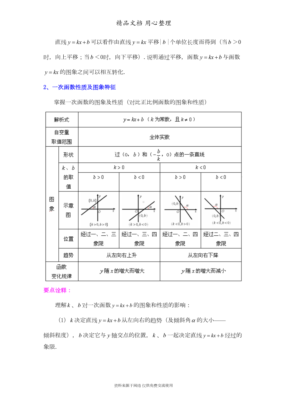 苏教版八年级上册数学[一次函数全章复习与巩固(基础)知识点整理及重点题型梳理](1)(DOC 10页).doc_第3页