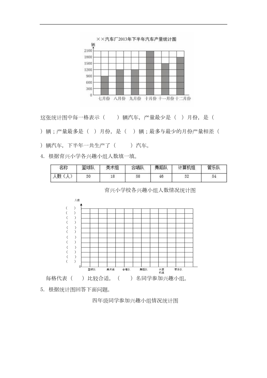 苏教版四年级数学上册《统计表和条形统计图》练习题-(6)(DOC 7页).doc_第2页