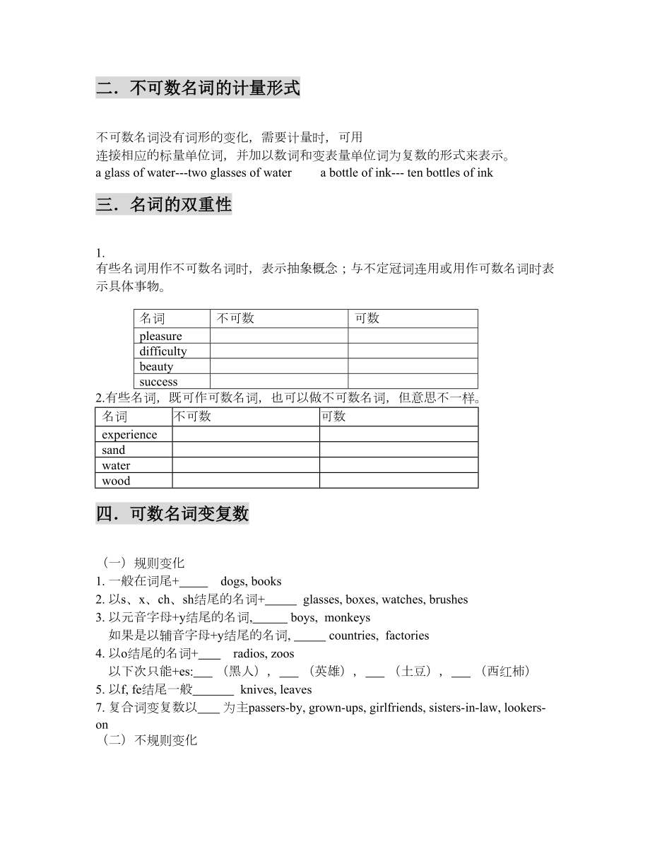 英语十大词性学案(DOC 23页).doc_第2页