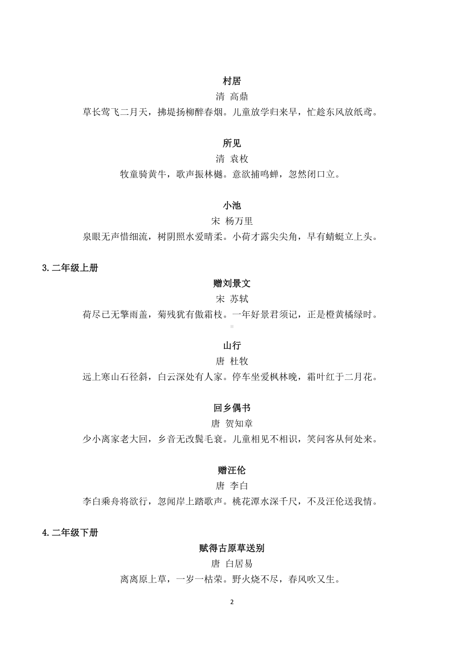 小学阶段必背古诗词及名句剖析(DOC 16页).doc_第2页