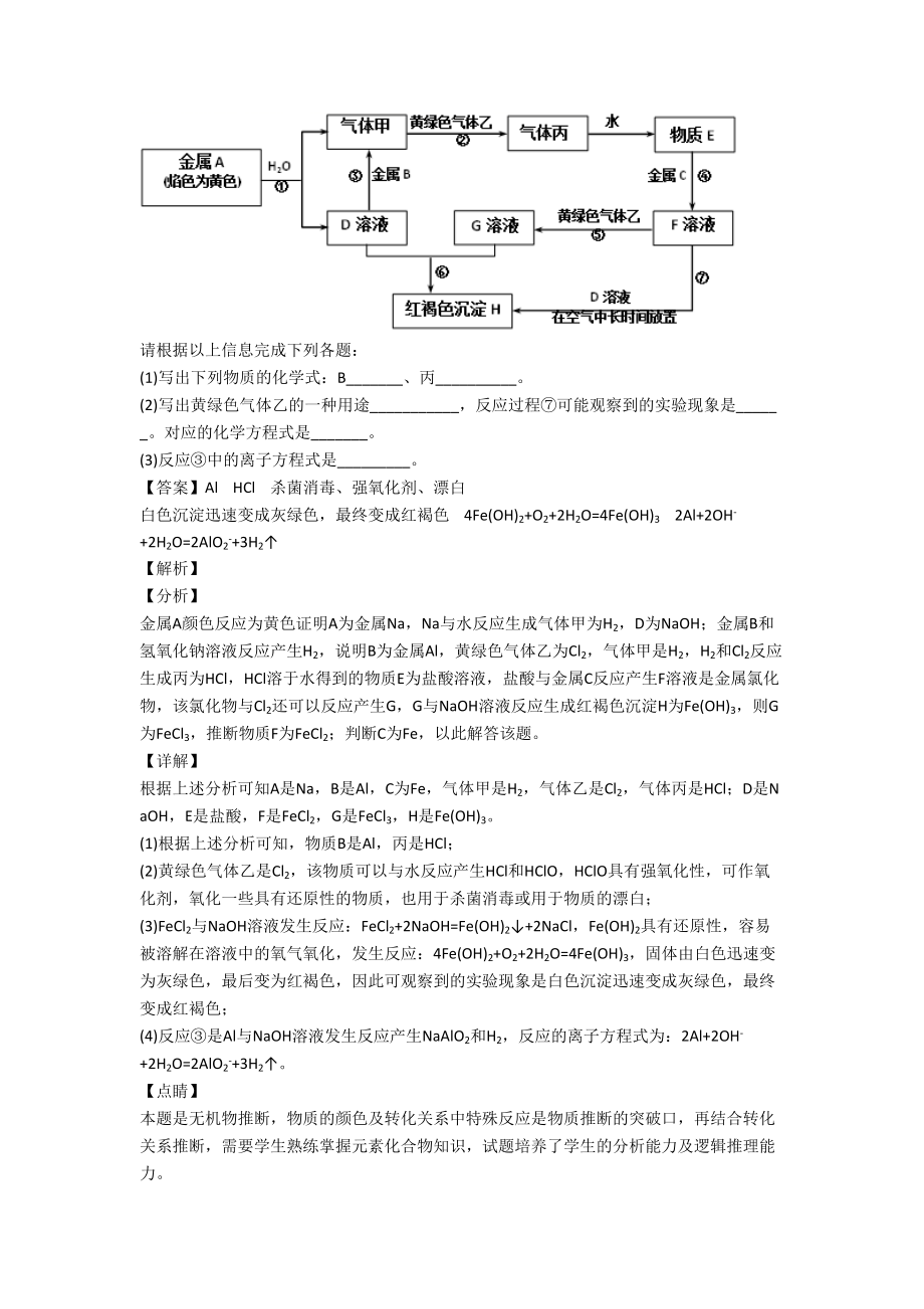 高考化学铁及其化合物综合练习题及详细答案(DOC 13页).doc_第2页