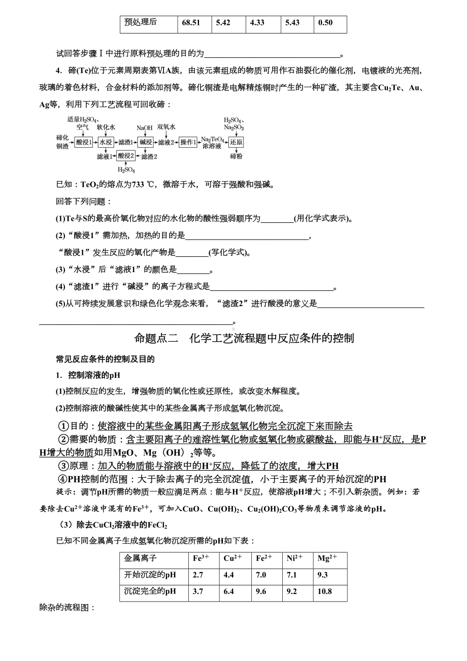 高考工艺流程题解题技巧(DOC 22页).doc_第3页