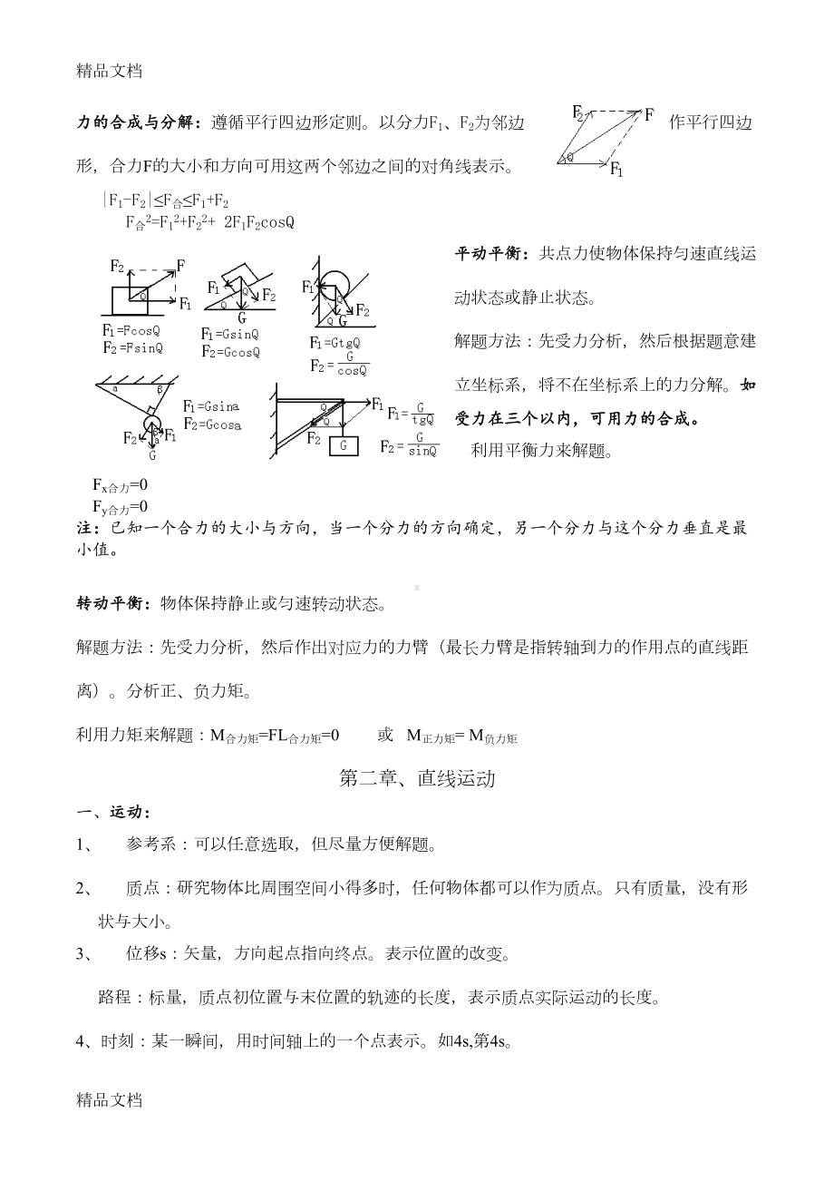 最新最详细的高中物理知识点总结(最全版)(DOC 29页).doc_第3页