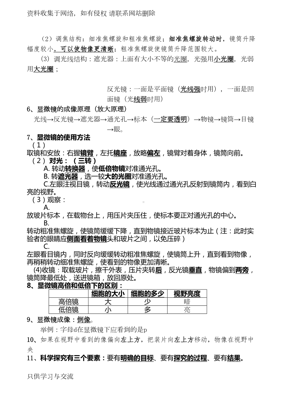 苏科版生物中考复习资料(DOC 15页).doc_第2页