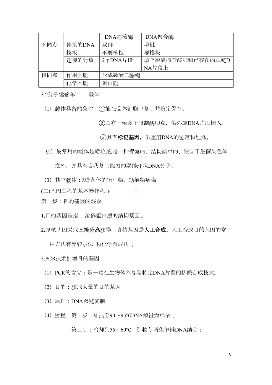 高中生物选修3知识点总结(全)模板(DOC 14页).doc_第3页