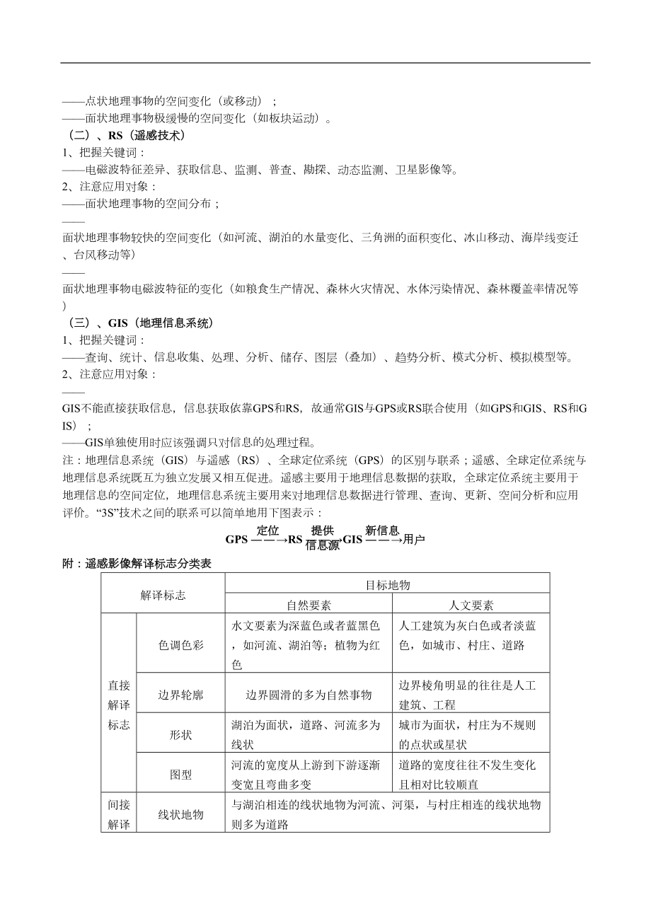 高三地理专题-3S技术专题复习资料(DOC 14页).doc_第3页