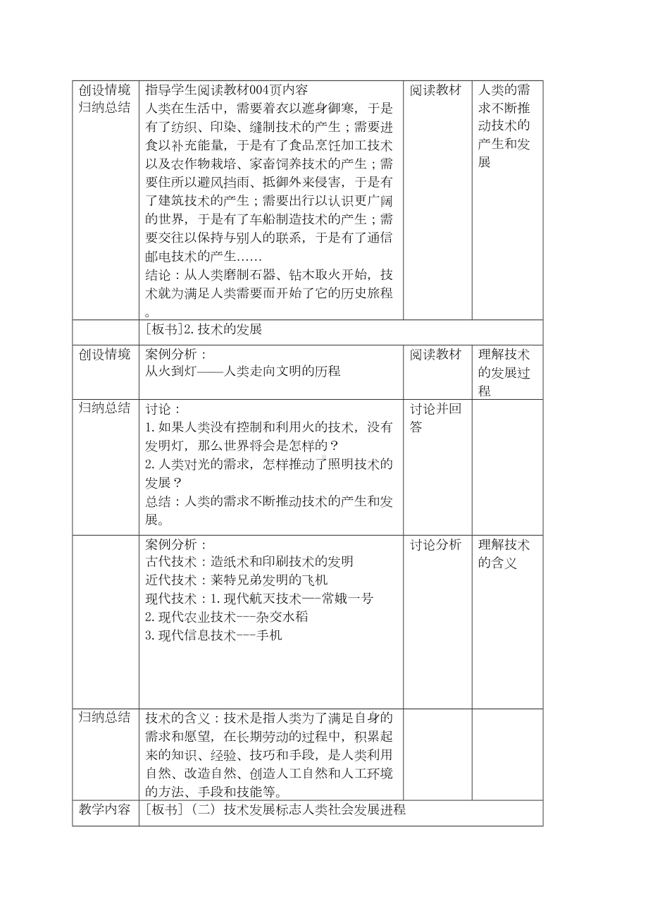 高中通用技术《技术与设计》完整全套教案课程(DOC 107页).docx_第3页