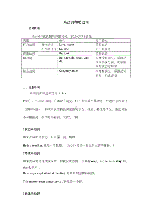 高中英语系动词和助动词精讲及练习讲解(DOC 16页).doc