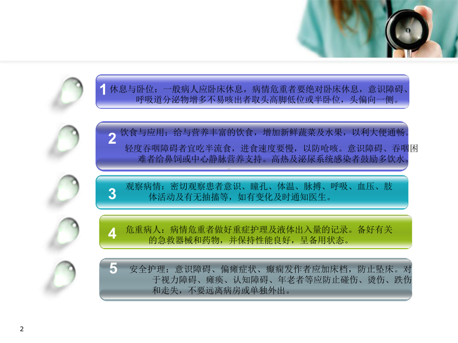 医学课件-神经外科疾病的一般护理常规教学课件.ppt_第2页