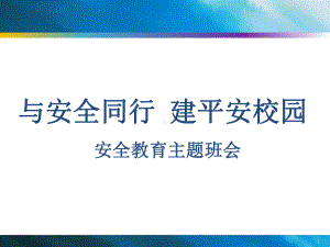 安全教育主题班会教材课件.ppt